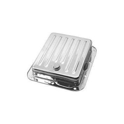 PartzBiz CM C5ZZ-7A194-A - Scott Drake Chrome Transmission Pan  (C-4 transmission)