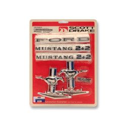 PartzBiz CM C5ZZ-6340282-8K - ชุดสัญลักษณ์ Scott Drake, Fastback, V8 PartzBiz CM C5ZZ-6340282-8K - ชุดสัญลักษณ์ Scott Drake, Fastback, V8