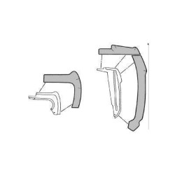 PartzBiz CM C7ZZ-16A572-A - Scott Drake Front Fender Splash Shield Kit PartzBiz CM C7ZZ-16A572-A - Scott Drake Front Fender Splash Shield Kit