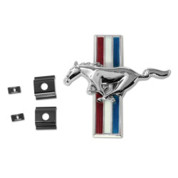 PartzBiz CM S2MS-8202-K - Scott Drake Grill Emblem, Running Horse, Concours PartzBiz CM S2MS-8202-K - Scott Drake Grill Emblem, Running Horse, Concours