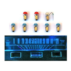 PartzBiz CM SD-6456-GA-BL - ชุดหลอดไฟ LED แผงหน้าปัด Scott Drake มาตรวัดความเร็วแบบยาว PartzBiz CM SD-6456-GA-BL - ชุดหลอดไฟ LED แผงหน้าปัด Scott Drake มาตรวัดความเร็วแบบยาว