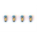 PartzBiz CM: SD-1895-BL-Scott Drake Instrument Panel LED Replacement Bulbs, Blue 1895, Set of 4 PartzBiz CM: SD-1895-BL-Scott Drake Instrument Panel LED Replacement Bulbs, Blue 1895, Set of 4