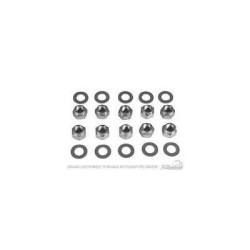 PartzBiz CM MDK001 - Scott Drake Rear End Housing Nut And Washer Kit (20 Piece)