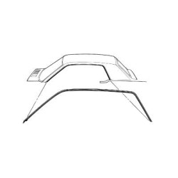 PartzBiz CM C7ZZ-6551222-3C - Scott Drake Roof Rail Weatherstrip Pair PartzBiz CM C7ZZ-6551222-3C - Scott Drake Roof Rail Weatherstrip Pair