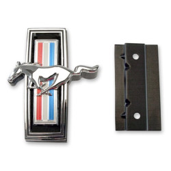 PartzBiz CM C9ZZ-8213-AR - Scott Drake Running Horse Grill Emblem, with Mounting Kit PartzBiz CM C9ZZ-8213-AR - Scott Drake Running Horse Grill Emblem, with Mounting Kit
