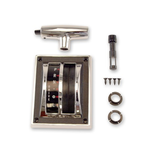 PartzBiz CM: KIT-TRN-1-Scott Drake Shifter Bezel & Knob Kit PartzBiz CM: KIT-TRN-1-Scott Drake Shifter Bezel & Knob Kit