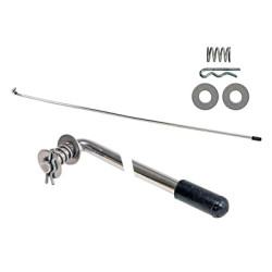 PartzBiz CM C5ZZ-16826-S - Scott Drake Stainless Steel Hood Prop Rod