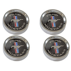 PartzBiz CM C5ZZ-1130-WB - Scott Drake Styled Steel Hubcaps (Black Background) PartzBiz CM C5ZZ-1130-WB - Scott Drake Styled Steel Hubcaps (Black Background)
