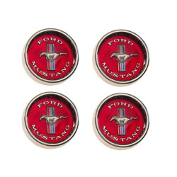 PartzBiz CM C5ZZ-1130-WR - Scott Drake Styled Steel Hubcaps (Red Background) PartzBiz CM C5ZZ-1130-WR - Scott Drake Styled Steel Hubcaps (Red Background)