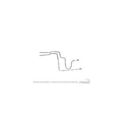 PartzBiz CM MOL002S - Scott Drake Transmission Oil Cooler Lines - Stainless Steel, 8 Cyl w/C-4 Transmission