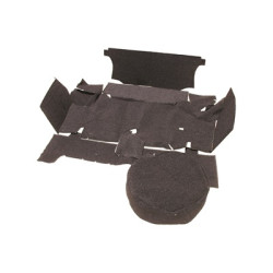 PartzBiz CM TMK-CP-65-BK - Scott Drake Trunk Carpet Kit (Coupe, Black)