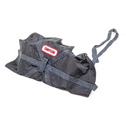 PartzBiz CM 42036 - Simpson Racing Pilot Bag - Black PartzBiz CM 42036 - Simpson Racing Pilot Bag - Black
