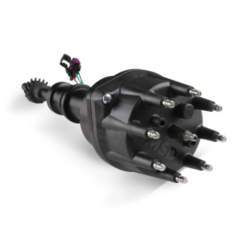 PartzBiz CM: 565-301BK-Sniper EFI HyperSpark Distributor - Ford (260/289/302) - Black Billet Housing