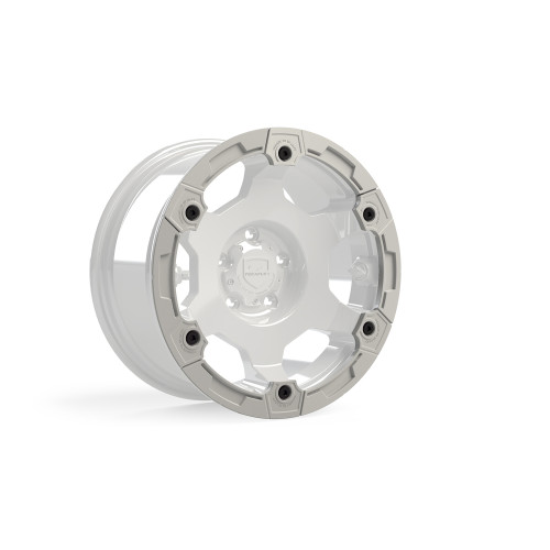 PartzBiz CM: 1056016-Modular Rash Ring Kit W/ Hardware - White (6-Spoke)