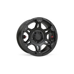 PartzBiz CM 1058059 - Nomad Split Spoke Off-Road Wheel - 5x5'' - -12mm - Metallic Black
