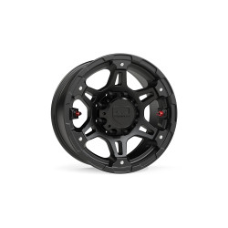PartzBiz CM 1058089 - Nomad Split Spoke Off-Road Wheel - 8X6.5'' - -12mm - Metallic Black