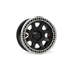 PartzBiz CM 1059056 - Olympus Beadlock Off-Road Wheel - 5x5'' -25mm - Metallic Black