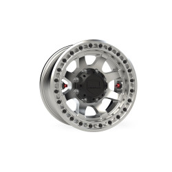 PartzBiz CM 1059386 - Olympus Beadlock Off-Road Wheel - 8x6.5'' -25mm - Machined