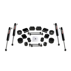PartzBiz CM 1365350 - JL 2dr Sport/Sahara: ชุดยกแบบสเปรเซอร์ 2.5 นิ้ว และโช้คอัพ 9550 VSS Twin-Tube PartzBiz CM 1365350 - JL 2dr Sport/Sahara: ชุดยกแบบสเปรเซอร์ 2.5 นิ้ว และโช้คอัพ 9550 VSS Twin-Tube