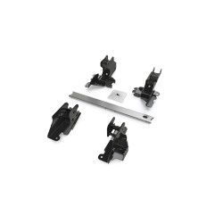 PartzBiz CM 1958000 - JL 4dr: Long Arm Bracket Kit (3-6'' Lift)