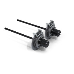 PartzBiz CM 3063300 - JK: ชุดแปลงเพลาหลัง CRD60 8-Lug Full-Float & จานเบรกใหญ่แบบมีร่อง - 3.25 PartzBiz CM 3063300 - JK: ชุดแปลงเพลาหลัง CRD60 8-Lug Full-Float & จานเบรกใหญ่แบบมีร่อง - 3.25