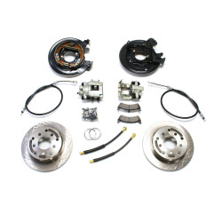 PartzBiz CM 4354425 - TJ: Rear Disc Brake Conversion Kit W/ E-Brake Cables