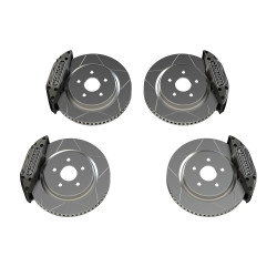 PartzBiz CM 4403450 - Delta Brake System - Front & Rear (5x5'')