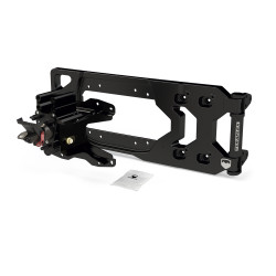 PartzBiz CM 4838920 - JL: Alpha HD Hinged Spare Tire Carrier & Adjustable Spare Tire Mount Kit (5x5'')