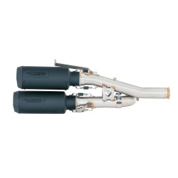 PartzBiz HD MCHD01S007-BLK - Cobra Sport Twin GP Blackout Half System Exhaust for Harley-Davidson Sportster S (2021+) PartzBiz HD MCHD01S007-BLK - Cobra Sport Twin GP Blackout Half System Exhaust for Harley-Davidson Sportster S (2021+)