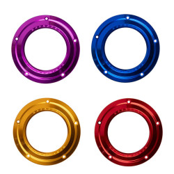 PartzBiz HD 19012479 - Transparent 5-Holes Derby Cover Fit For '16-Later Touring - Blue PartzBiz HD 19012479 - Transparent 5-Holes Derby Cover Fit For '16-Later Touring - Blue