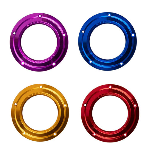 PartzBiz HD: 19012479-Transparent 5-Holes Derby Cover Fit For '16-Later Touring - Blue