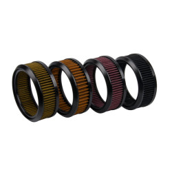 PartzBiz HD 19031247 - Air Filters For HOPROUSA Round Air Cleaner for Harley Davidson Softail Touring Models - Orange PartzBiz HD 19031247 - Air Filters For HOPROUSA Round Air Cleaner for Harley Davidson Softail Touring Models - Orange