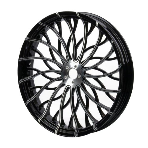 PartzBiz HD: 19031478-3D Forged Wave Wheels For Harley Davidson 2018+ Softail Models - 18x4.25 Front For 2018+ Fat Boy