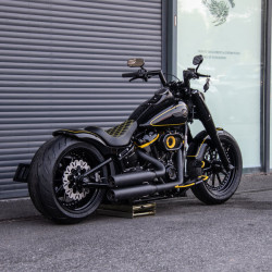 PartzBiz HD 190321456 - 3D Forged Wagon Classic Wheels For Harley Davidson 2018+ Softail Models - 18x4.25” Front Wheel For 2018+ Fat Boy