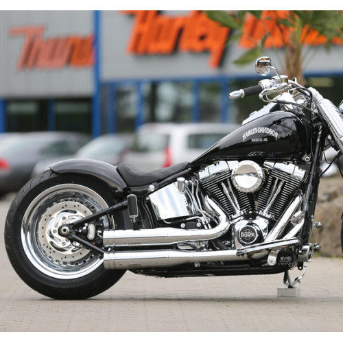 PartzBiz HD: 190321475-Short Rear Fender Gloss Black With Lights Plug & Play For Harley-Davidson Softail 2008-2017 Fatboy & 2012-2017 Slim - Gloss Black Short Rear Fender with Lights PartzBiz HD: 190321475-Short Rear Fender Gloss Black With Lights Plug & Play For Harley-Davidson Softail 2008-2017 Fatboy & 2012-2017 Slim - Gloss Black Short Rear Fender with Lights