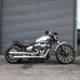 PartzBiz HD: 190324579-Riders Passenger Double Seat For Short Rear Fender Fits for Harley Softail 2018-2025 Breakout Fat Boy FXBR FLFB - Black Stitching / 2018-2025 Fat Boy & Breakout
