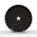 PartzBiz HD: 190324580-Hoprousa 3D Custom Motorcycle Blade Stripe Forged Rear Front Wheels with Hubs For 2018-2025 Harley Softail Fat Boy Breakout Street Bob - 21x3.5