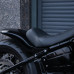 PartzBiz HD: 190325879-Riders Solo Seat Fits 180/200mm Short Rear Fender for Harley Davidson 2018+ Street Bob Fatbob Low Rider - Black Stitching