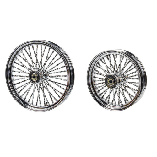 PartzBiz HD: 19034564-Fat Twisted Chrome Spoke Tubeless Wheel For Harley Sofail 2018+ Heritage classic/Slim/Deluxe - 21x3.25 PartzBiz HD: 19034564-Fat Twisted Chrome Spoke Tubeless Wheel For Harley Sofail 2018+ Heritage classic/Slim/Deluxe - 21x3.25