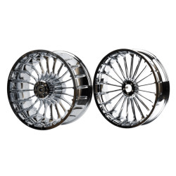 PartzBiz HD 190347127 - Chrome Tubeless Wheels For Harley Softail Fat Boy 2018-2025 - 18x8.5 PartzBiz HD 190347127 - Chrome Tubeless Wheels For Harley Softail Fat Boy 2018-2025 - 18x8.5
