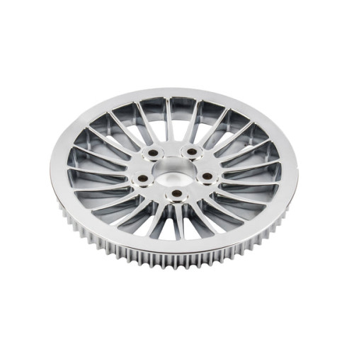 PartzBiz HD: 190356414-Motorcycle Chrome Spoke Pulley Matching Wheels For Harley Softail All Models Fat Boy Breakout - Default Title PartzBiz HD: 190356414-Motorcycle Chrome Spoke Pulley Matching Wheels For Harley Softail All Models Fat Boy Breakout - Default Title