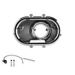 PartzBiz HD 190356486 - Super Ring Air Cleaner For Harley Davidson 2018-2024 Softail 107/114/117 All Models & 2017-2023 Touring 107/114/117 All Models - chrome with oil bypass kits PartzBiz HD 190356486 - Super Ring Air Cleaner For Harley Davidson 2018-2024 Softail 107/114/117 All Models & 2017-2023 Touring 107/114/117 All Models - chrome with oil bypass kits