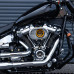 PartzBiz HD: 190356486-Super Ring Air Cleaner For Harley Davidson 2018-2024 Softail 107/114/117 All Models & 2017-2023 Touring 107/114/117 All Models - chrome with oil bypass kits