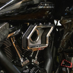 PartzBiz HD 19035841 - Z See-through Air Cleaner For Harley Davidson 2024+ Touring 2025+ Softail with 117/121 Engine - Chrome PartzBiz HD 19035841 - Z See-through Air Cleaner For Harley Davidson 2024+ Touring 2025+ Softail with 117/121 Engine - Chrome