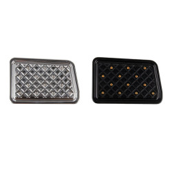 PartzBiz HD 19041528 - Waffle Matching Brake Pad For Harley 1986+ Touring All models - Black PartzBiz HD 19041528 - Waffle Matching Brake Pad For Harley 1986+ Touring All models - Black