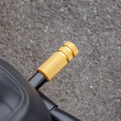 PartzBiz HD 19043435 - Front Rear Crash Bar Guard End Plug Cap Fit For Harley Softail 2018-later Street Bob Low Rider Heritage Classic - Gold PartzBiz HD 19043435 - Front Rear Crash Bar Guard End Plug Cap Fit For Harley Softail 2018-later Street Bob Low Rider Heritage Classic - Gold