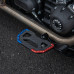PartzBiz HD: 19054129-Panda Rider Footboard For Harley 2018-2025 Softail Standard Street Bob Low Rider S/ST Breakout - Black+Brass PartzBiz HD: 19054129-Panda Rider Footboard For Harley 2018-2025 Softail Standard Street Bob Low Rider S/ST Breakout - Black+Brass