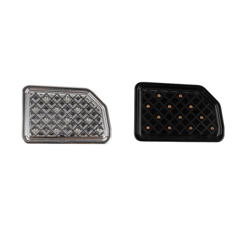 PartzBiz HD: 19064790-Waffle Matching Brake Pad For Harley 2018+ Fat Boy/Breakout - Chrome