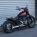 PartzBiz HD: 19087543-Short Rear Fender Unpainted With Lights for Harley Davidson Softail 2018-2025 Slim Street Bob Low Rider Fatbob Sports Glide up to 180/200mm Tires - 180/200mm rear fender