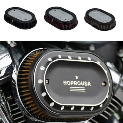 PartzBiz HD AIR-114-RED - Hoprousa High-flow Washable Air Filter for Harley Davidson Softail 2018+ Fat Boy Breakout Streetbob 2017+ Touring Road King Street Glide All 114 Engine Motorcycle Air Filter - Red PartzBiz HD AIR-114-RED - Hoprousa High-flow Washable Air Filter for Harley Davidson Softail 2018+ Fat Boy Breakout Streetbob 2017+ Touring Road King Street Glide All 114 Engine Motorcycle Air Filter - Red